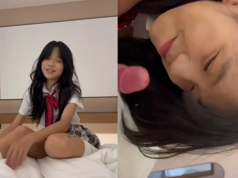 Em loli dễ thương mút cây hàng biến em thành con em đĩ dam dang p1